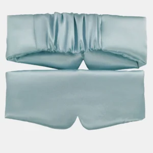 Masque De Sommeil Satin Bleu