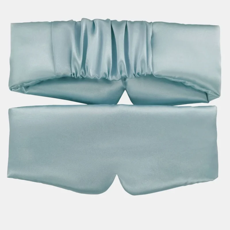 Masque De Sommeil Satin Bleu